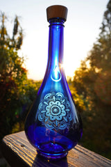 750ml Genie sandblasted