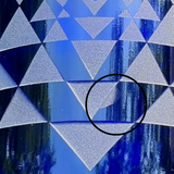 OUTLET - Blue Bottles with "Birthmarks"